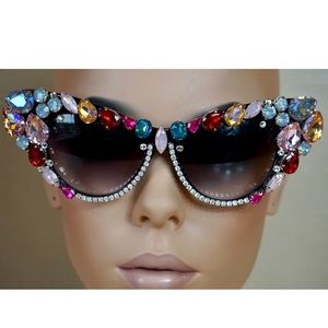Embellished  rhinestone sunglasses